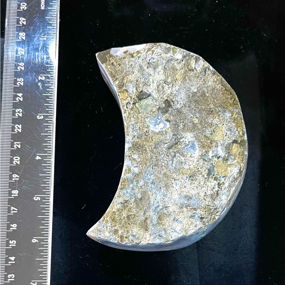 Amethyst moon with druzy - Picture 10 of 16